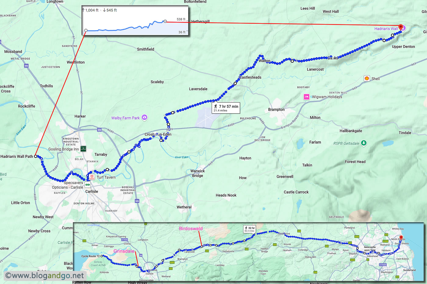 Hadrian's Wall Path - Grinsdale To Birdoswald